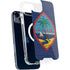 Guam Flag Dark Wood iPhone 15 Plus MagSafe Case