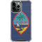Guam Flag Dark Wood iPhone 15 Pro Max Clear Case