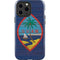 Guam Flag Dark Wood iPhone 14 Pro Max Impact Case