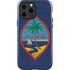 Guam Flag Dark Wood iPhone 14 Pro Max Impact Case