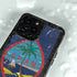 Guam Flag Dark Wood iPhone 14 Pro Max Waterproof Case