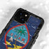 Guam Flag Dark Wood iPhone 15 Waterproof Case