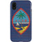 Guam Flag Dark Wood iPhone XR Pro Case