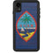 Guam Flag Dark Wood iPhone XR Waterproof Case