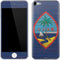 Guam Flag Dark Wood Apple iPod Skin