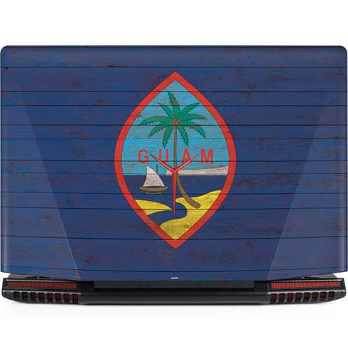 Guam Flag Dark Wood Legion Y720 Skin