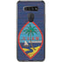 Guam Flag Dark Wood LG K51/Q51 Clear Case