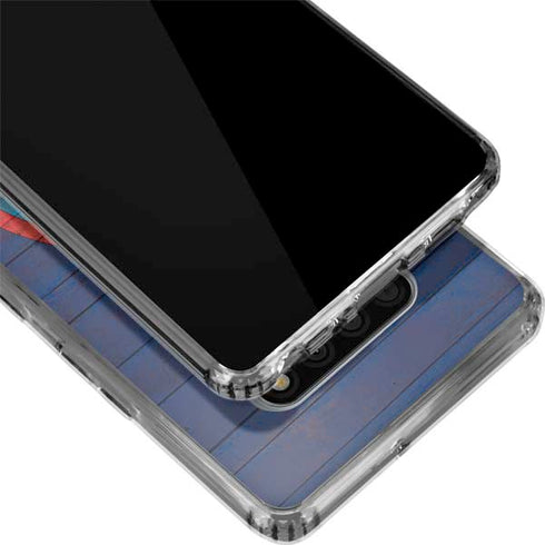 Guam Flag Dark Wood LG Stylo 6 Clear Case