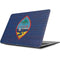 Guam Flag Dark Wood Apple MacBook Skin