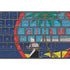 Guam Flag Dark Wood Magic Keyboard with Numeric Keypad Skin