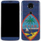 Guam Flag Dark Wood Moto E5 Plus Skin