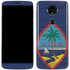 Guam Flag Dark Wood Moto E5 Plus Skin
