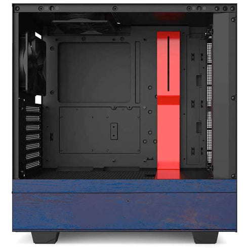 Guam Flag Dark Wood NZXT H510 Compact ATX Mid-Tower Case Skin