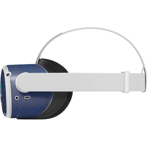 Guam Flag Dark Wood Oculus Quest 2 Skin