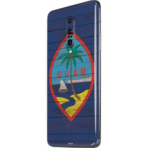 Guam Flag Dark Wood OnePlus 7 Pro Skin