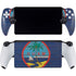Guam Flag Dark Wood PlayStation Portal Remote Player Skin