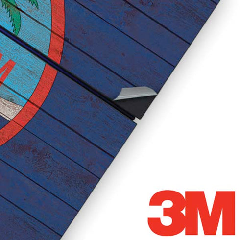 Guam Flag Dark Wood PS4 Console and Controller Bundle Skin