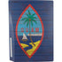 Guam Flag Dark Wood PS5 Bundle Skin