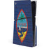 Guam Flag Dark Wood PS5 Slim Disk Console Skin