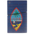 Guam Flag Dark Wood PS5 Slim Digital Edition Console Skin