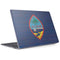 Guam Flag Dark Wood Surface Laptop 2 Skin