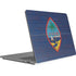 Guam Flag Dark Wood Surface Laptop Studio Skin