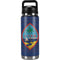 Guam Flag Dark Wood YETI Rambler 26oz Bottle Skin