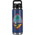 Guam Flag Dark Wood YETI Rambler 26oz Bottle Skin
