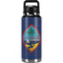 Guam Flag Dark Wood YETI Rambler 36oz Bottle Skin