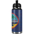 Guam Flag Dark Wood YETI Rambler 36oz Bottle Skin