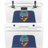 Guam Flag Dark Wood YETI Tundra 45 Hard Cooler Skin