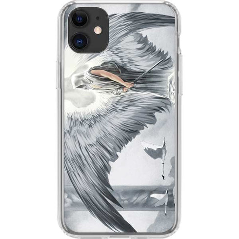 Guardian Angel by LA Williams iPhone 11 Clear Case