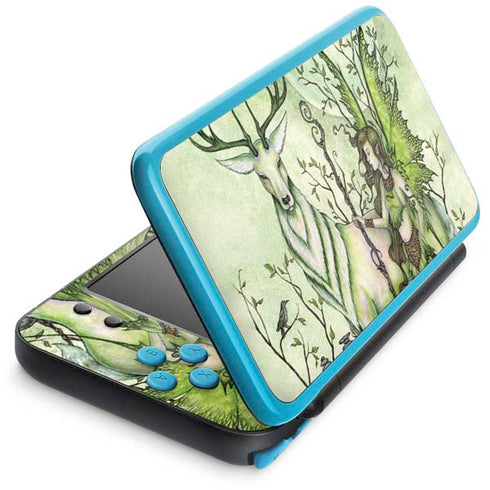 Amy Brown Guardian Fairy and Stag Nintendo 2DS XL (2017) Skin