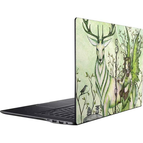 Amy Brown Guardian Fairy and Stag Ativ Book 9 (15.6in 2014) Skin