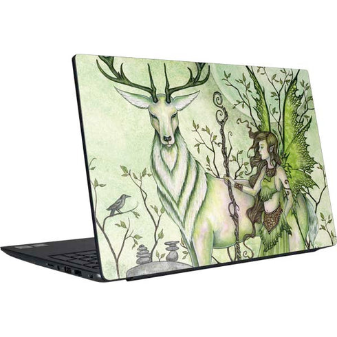 Amy Brown Guardian Fairy and Stag Dell Vostro Skin