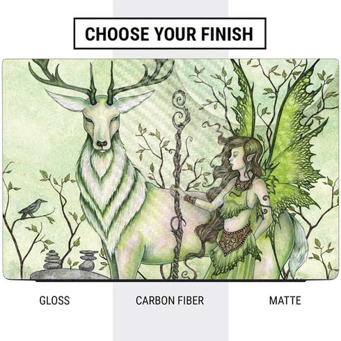 Amy Brown Guardian Fairy and Stag Dell Vostro Skin