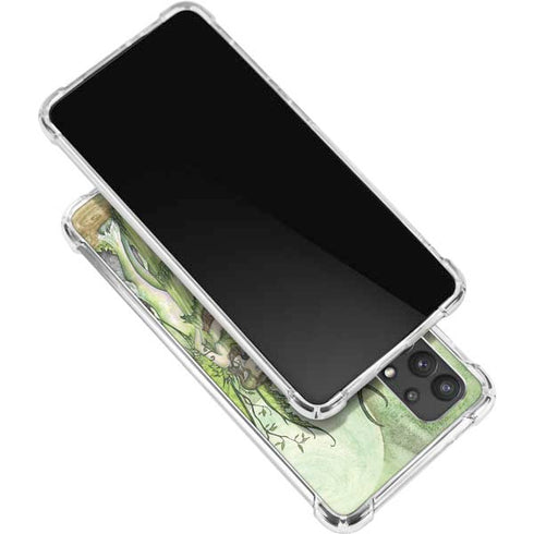 Amy Brown Guardian Fairy and Stag Galaxy A32 5G Clear Case