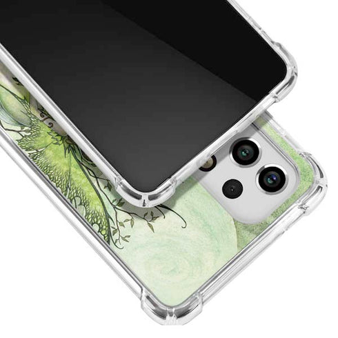 Amy Brown Guardian Fairy and Stag Galaxy A53 5G Clear Case