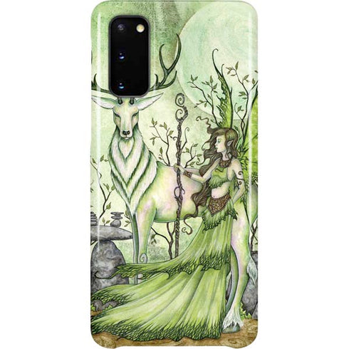 Amy Brown Guardian Fairy and Stag Galaxy S20 Lite Case