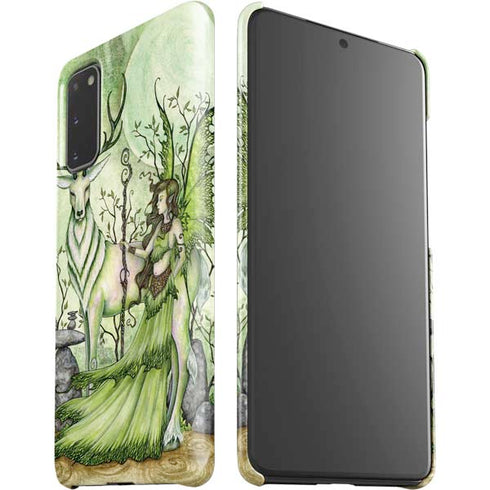 Amy Brown Guardian Fairy and Stag Galaxy S20 Lite Case