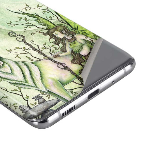 Amy Brown Guardian Fairy and Stag Galaxy S20 Ultra 5G Skin