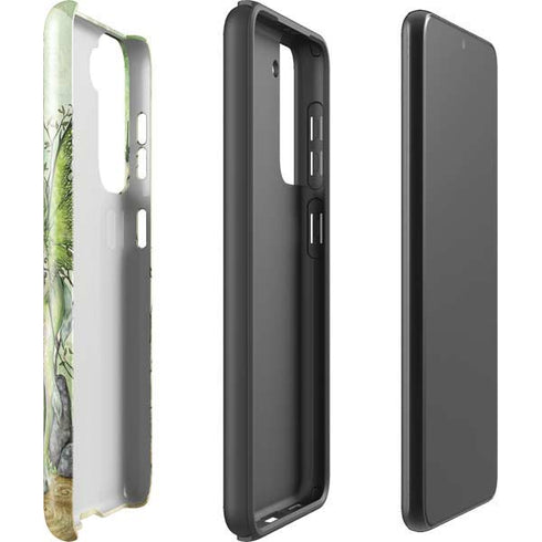Amy Brown Guardian Fairy and Stag Galaxy S21 FE Pro Case