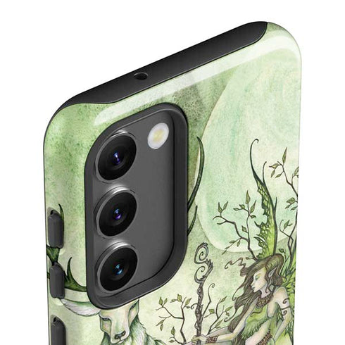 Amy Brown Guardian Fairy and Stag Galaxy S23 Pro Case