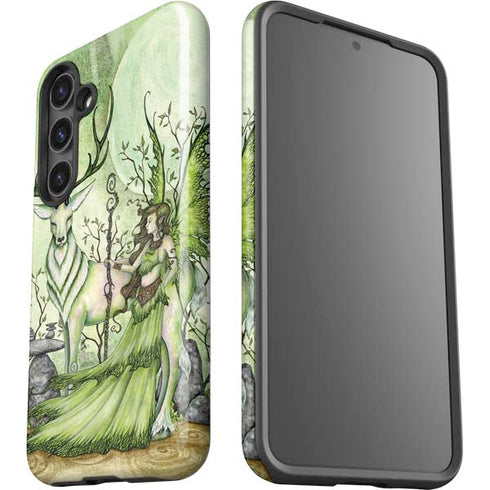 Guardian Fairy and Stag by Amy Brown Galaxy S24 Impact Case