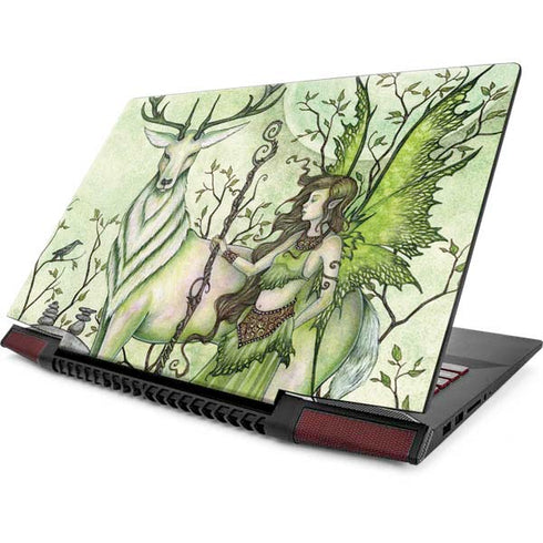 Amy Brown Guardian Fairy and Stag Lenovo IdeaPad Skin
