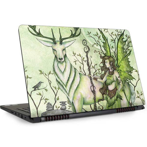 Amy Brown Guardian Fairy and Stag Dell Inspiron Skin
