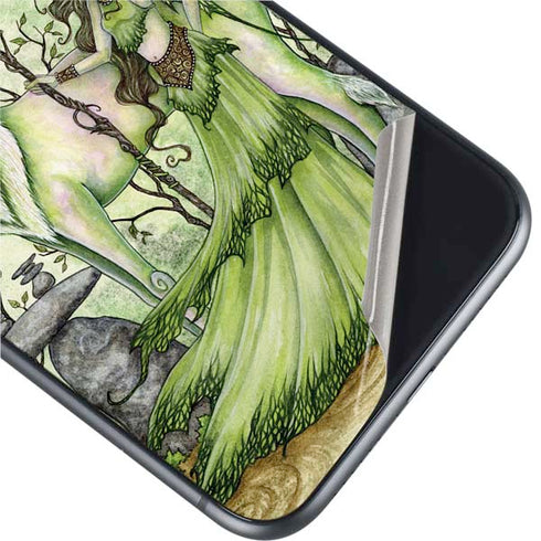 Amy Brown Guardian Fairy and Stag iPhone 11 Skin