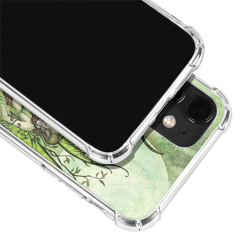 Amy Brown Guardian Fairy and Stag iPhone 12 Clear Case