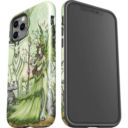 Amy Brown Guardian Fairy and Stag iPhone 12 Pro Impact Case