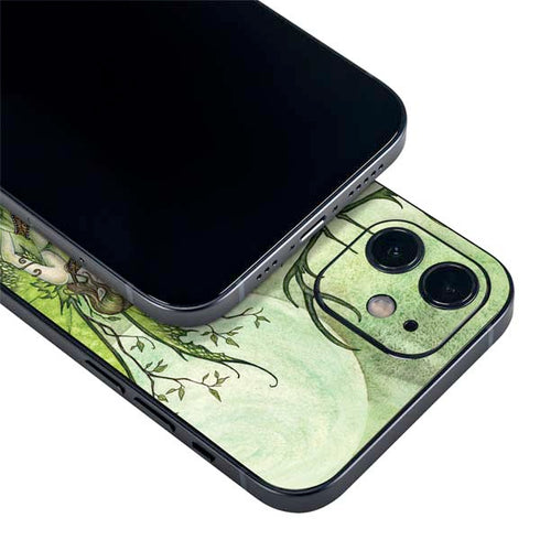 Amy Brown Guardian Fairy and Stag iPhone 12 Skin